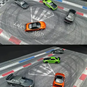 1:64 Scale Racing Scene Parking Lot Mat 60x30 cm 9 S32dadeb4cf374d9bad9330e4fefe2731u