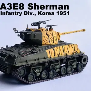 1:72 Scale M4A3E8 Sherman Tank Model 8 S32e12e57f31842ea868bd01ab7d9f758t