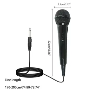 Dynamic Handheld Microphone with Cable 2m 13 S330b5fbd9a65466ca1270098556080058