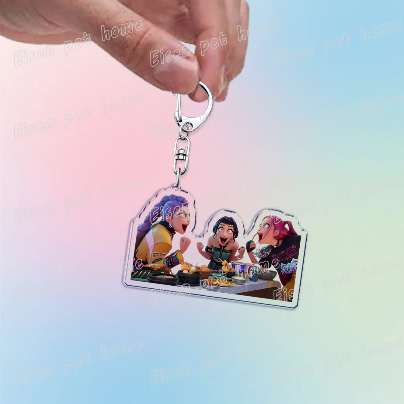 Kpop Demon Hunters Huntrix Keychain Acrylic 20 Kpop Demon Hunters Huntrix Keychain Acrylic - Image 20