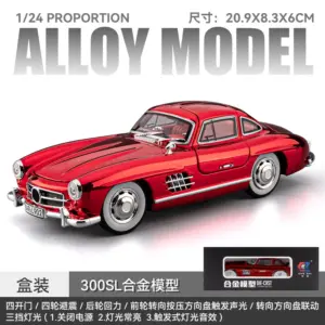 Mercedes-Benz 300SL 1:24 Gold Alloy Model 14 S332e08aaf21242dab34839aa34d1b0bam