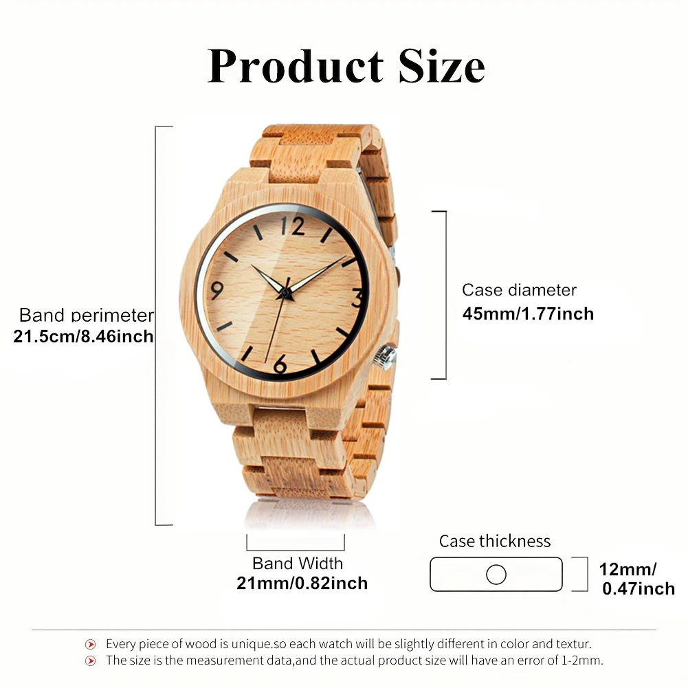 BOBO BIRD Bamboo Men's Watch Model GD027 6 BOBO BIRD Bamboo Men's Watch Model GD027 - Image 6