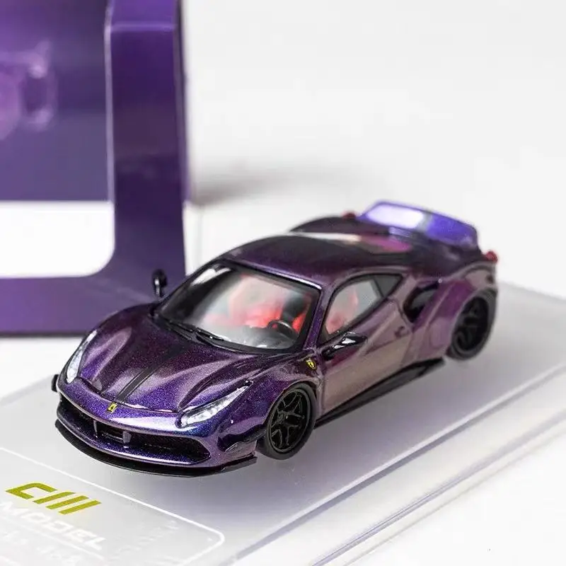 1/64 Scale Diecast Ferrari 488 LBWK Model Car 2 1/64 Scale Diecast Ferrari 488 LBWK Model Car - Image 2