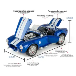 Cobra Convertible 1:22 Scale Alloy Model 11 S33d6ad50e7204b28814eb33c492fee5eb