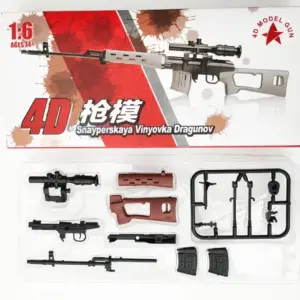 6pcs Model Sniper Rifles Set for 1:6 Figures 7 S3454271381f94f09a3a025b8978c7db28