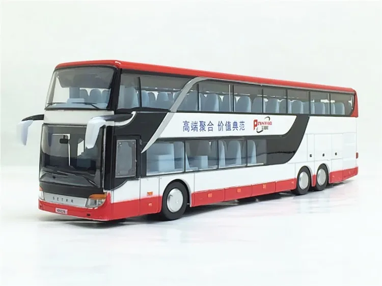 1:32 Scale Alloy Red Double-Decker Bus Model 9 1:32 Scale Alloy Red Double-Decker Bus Model - Image 9