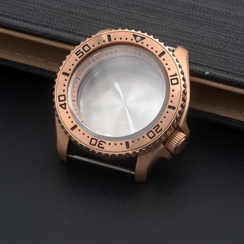 42mm Rose Gold Watch Case for SKX007 SKX009 9 42mm Rose Gold Watch Case for SKX007 SKX009 - Image 9