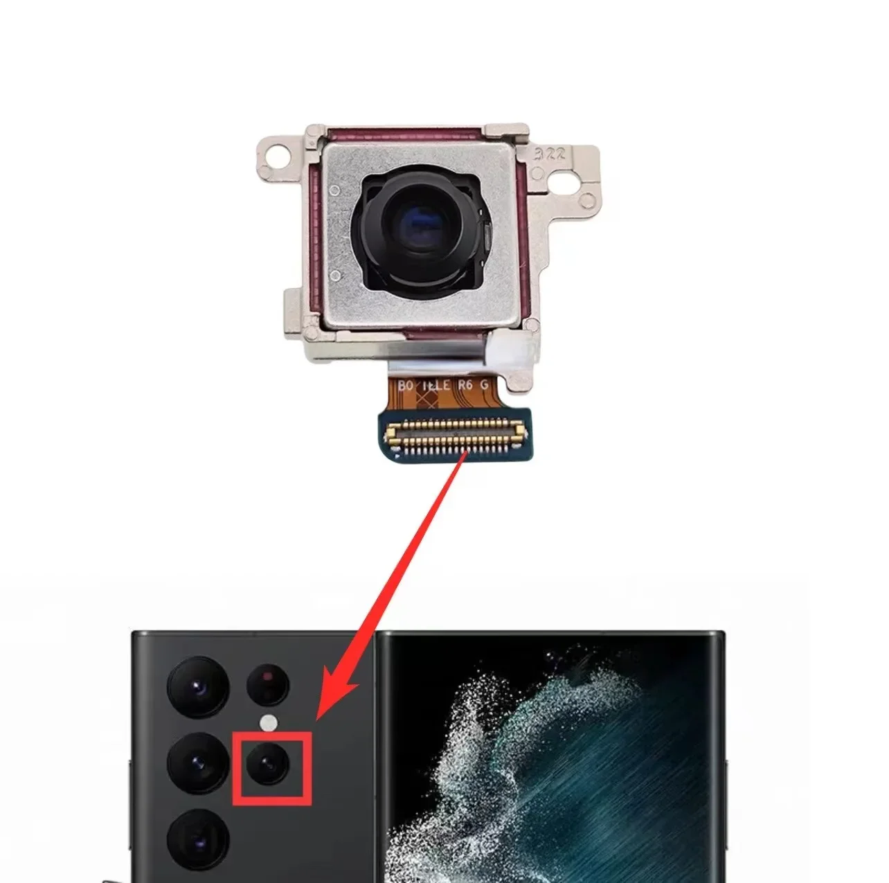Rear Front Camera Module for Samsung S22 Ultra 5G 8 Rear Front Camera Module for Samsung S22 Ultra 5G - Image 8
