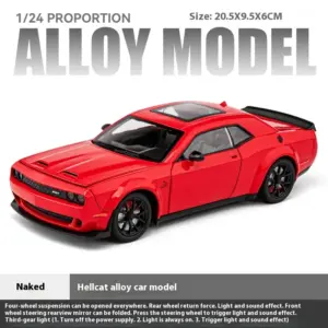 1:24 Scale Dodge Challenger SRT Hellcat Redeye Model 22 S36043465d06243918dda0709e08cfd2fT