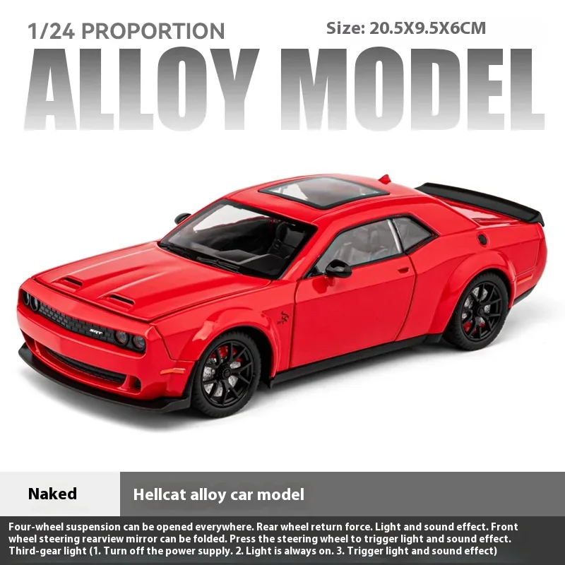 1:24 Scale Dodge Challenger SRT Hellcat Redeye Model 11 1:24 Scale Dodge Challenger SRT Hellcat Redeye Model - Image 11