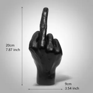Middle Finger Resin Statue Modern Decor 9x8x20 cm 18 S3629f43773514489896972f208408fcbw