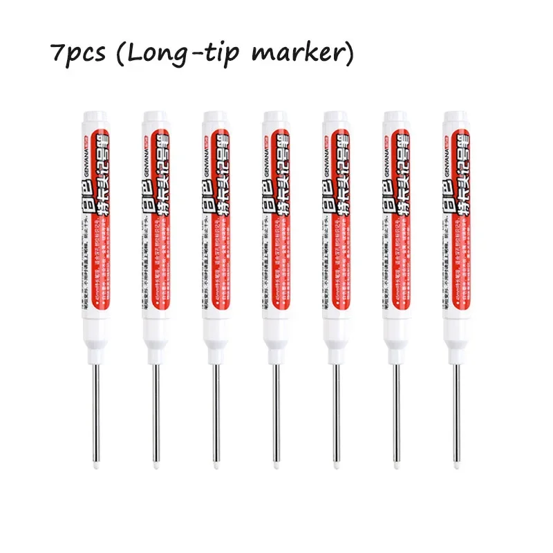White Long-Tip Markers Set for Precision Art 7 White Long-Tip Markers Set for Precision Art - Image 7
