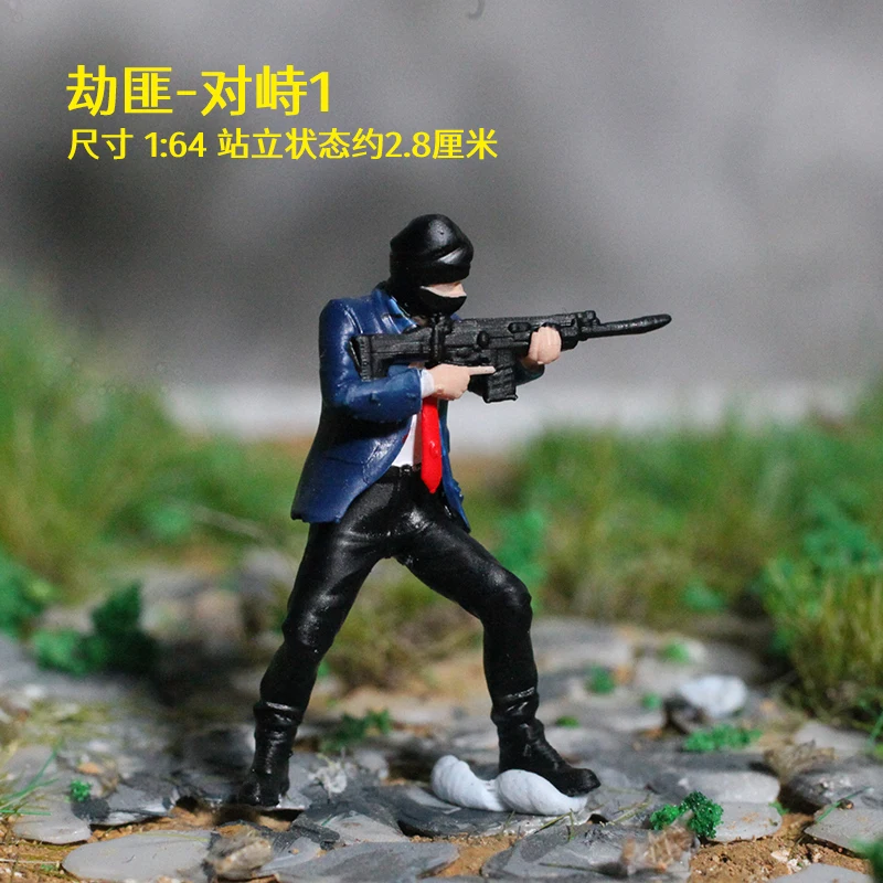 1:64 Scale Hand-Painted Resin Miniature Figures 4 1:64 Scale Hand-Painted Resin Miniature Figures - Image 4
