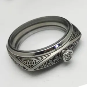 47mm Stainless Steel Watch Case for ETA Movements 10 S3808e7372f2a4275a604478eebccd658T