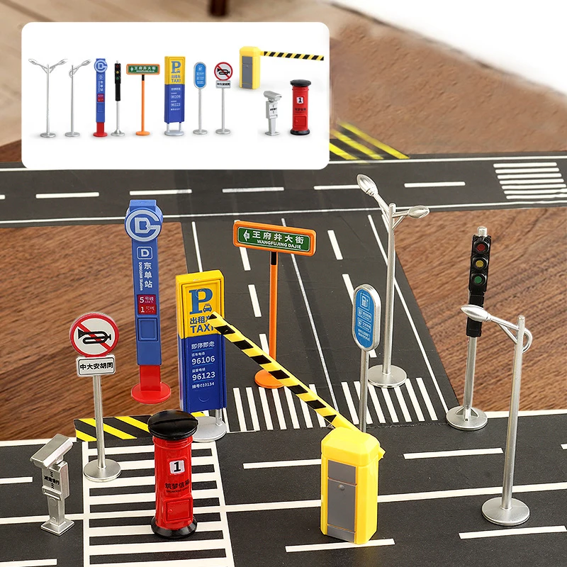 Miniature Urban Traffic Model Set - 12 Pieces 3 Miniature Urban Traffic Model Set - 12 Pieces - Image 3