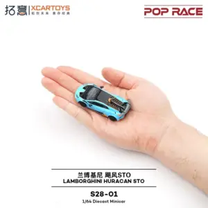 PopRace Huracan STO 1:64 Scale Model Car 9 S38512a19625e4fc89bae375649aa3e25P
