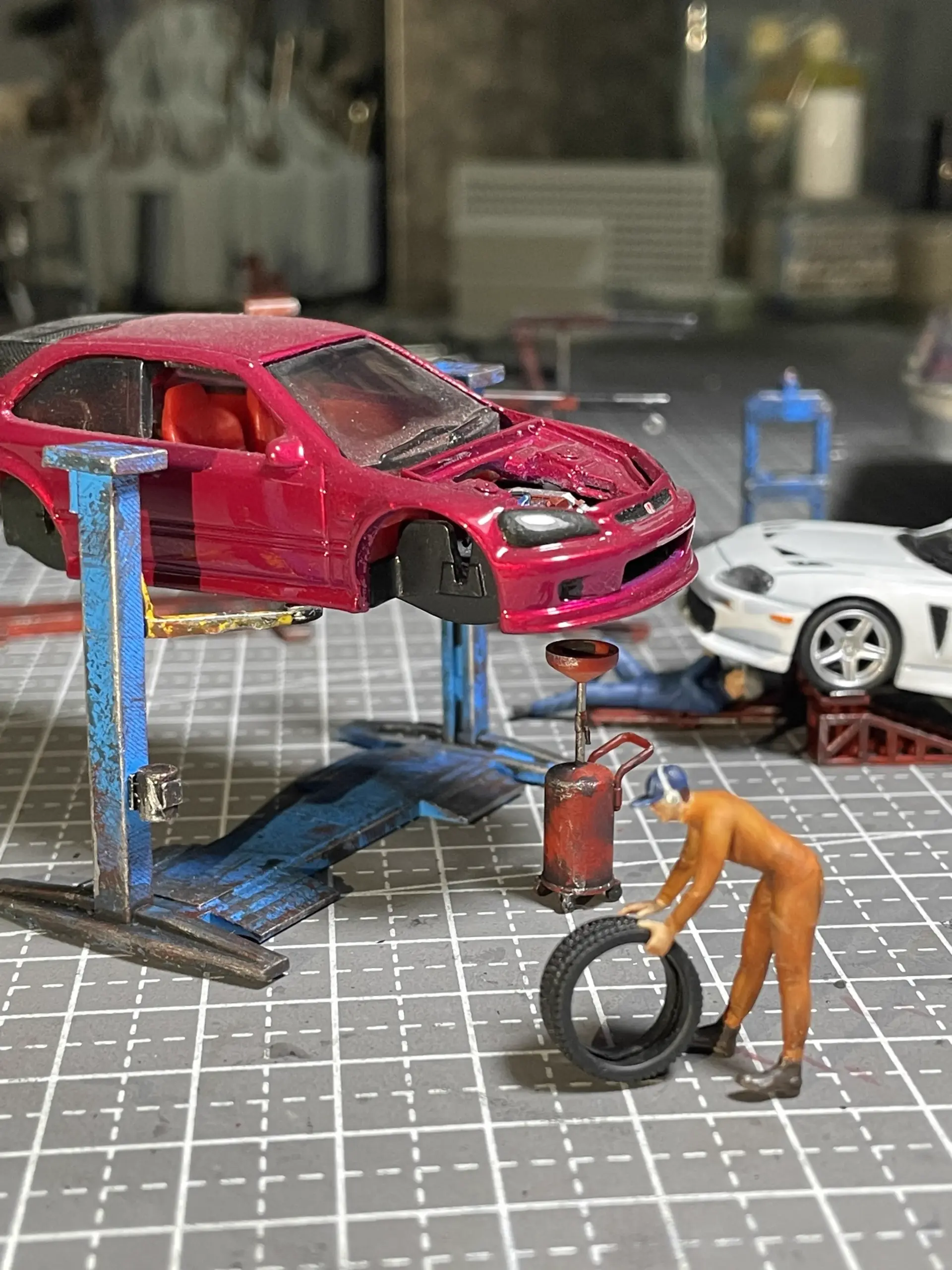 1/64 Scale Custom Oil Collection Drum Model 6 1/64 Scale Custom Oil Collection Drum Model - Image 6