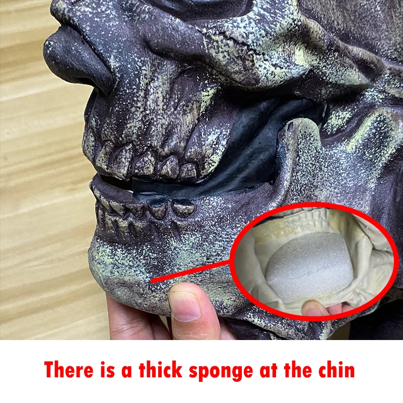 Full Head Skeleton Halloween Mask with Brain Detail 5 Full Head Skeleton Halloween Mask with Brain Detail - Image 5