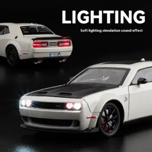 1:24 Scale Dodge Challenger SRT Hellcat Redeye Model 16 S38f7177ccf4347e08163abb51e24555f2