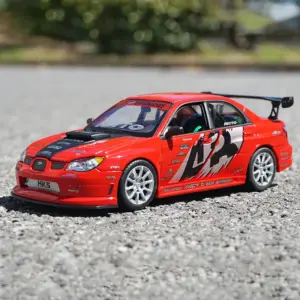 1:24 Scale Subaru Impreza WRX STI Model Car 14 S3a17fea4fae845d89f404626e409f6841