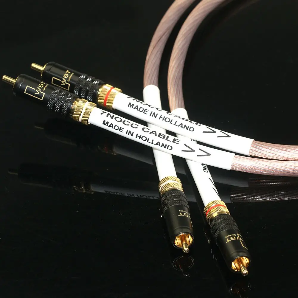 TONEKATE 7NOCC High-End Audio RCA Cable 2 TONEKATE 7NOCC High-End Audio RCA Cable - Image 2