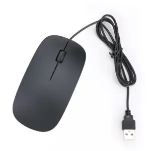 Ultra-Thin USB Wired Mouse 1200 DPI Black 10 S3a4bea164e60487899ee1d8d721ae0a8w