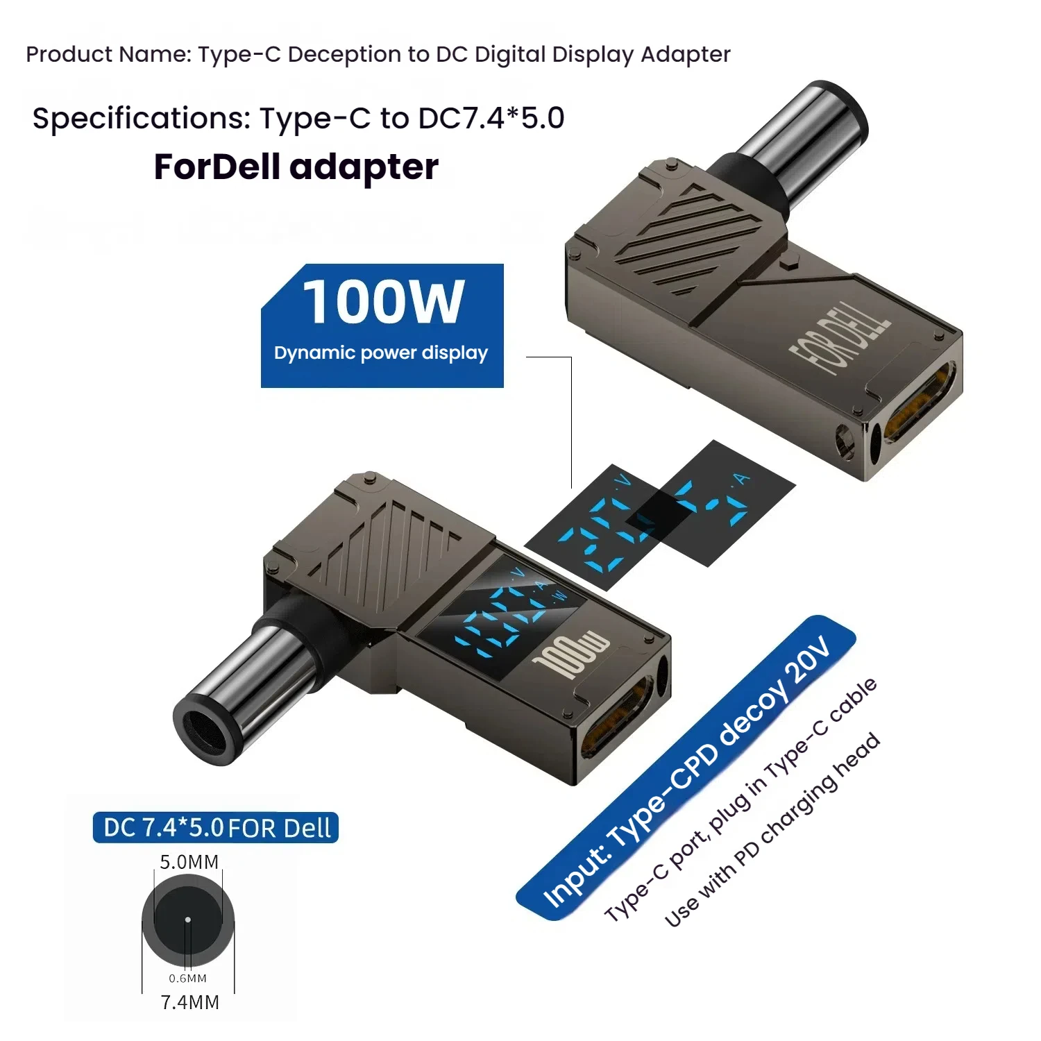 PD 100W Laptop Charger for Lenovo HP Dell 20 PD 100W Laptop Charger for Lenovo HP Dell - Image 20