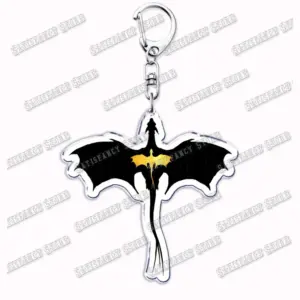 Black Dragon Keychain Pendant with Lobster Clasp 57 S3b0402d25d334d33a38e10c1aed87546x