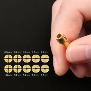 10-Piece Mini Drill Brass Collet Chuck Set 12 S3bea7aff019a49918e39dd6ae4474e7df