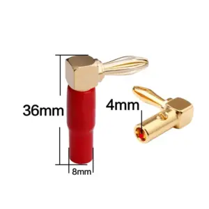 90 Degree 4mm Banana Plug Connector Set 8 S3bef4ec899b145f8a80f16c649ccb545a