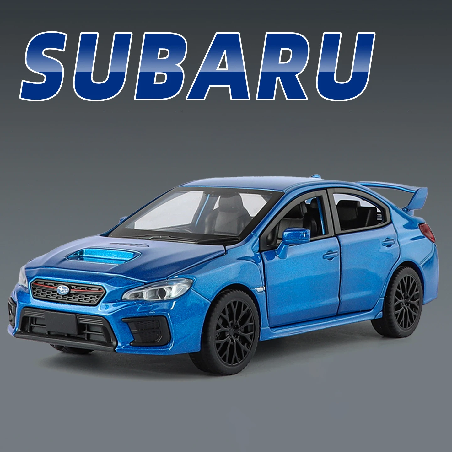 1:30 Scale Subaru STI WRX Diecast Model 2 1:30 Scale Subaru STI WRX Diecast Model - Image 2