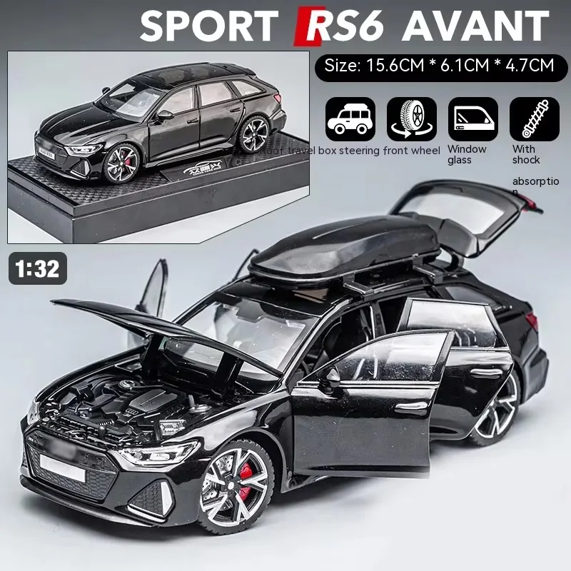 1:32 Scale RS6 Diecast Model Car 9 1:32 Scale RS6 Diecast Model Car - Image 9