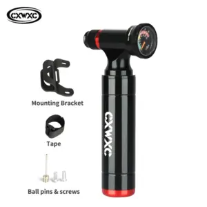 CXWXC Mini Portable CO2 Inflator with Gauge 15 S3c9d826a5cfd4b40b85ee67e2313918cy
