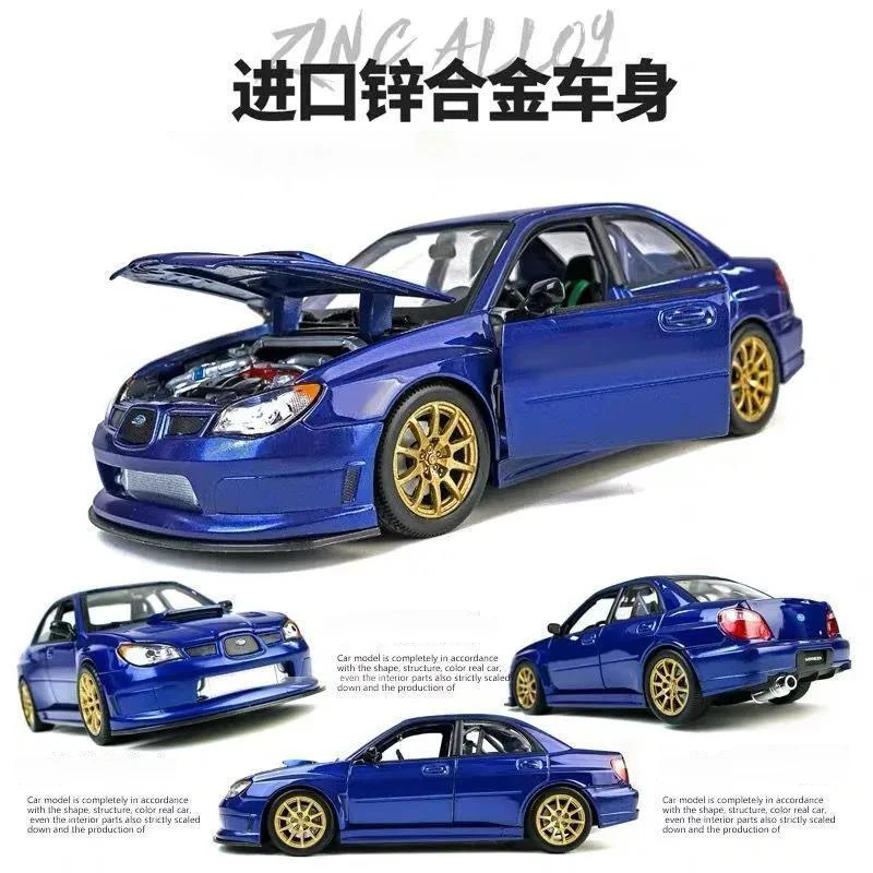 WELLY 1:24 Subaru Impreza Diecast Model 2 WELLY 1:24 Subaru Impreza Diecast Model - Image 2