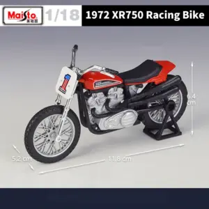 Harley Davidson XR750 1:18 Scale Model Motorcycle 11 S3cc89be250bc40c09f177420b23c09ebF