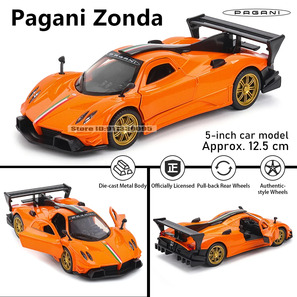 Pagani Zonda 1:36 Die-Cast Model Car 9 Pagani Zonda 1:36 Die-Cast Model Car - Image 9