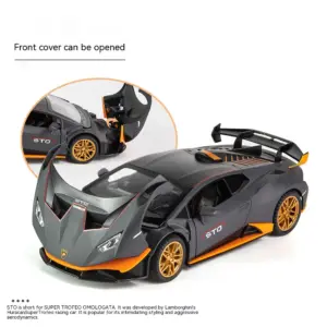 Lamborghini Huracan STO 1:24 Scale Model Car 12 S3d738ae3f5d04707b485b83234e19e9dT