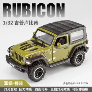 1:32 Jeep Wrangler Rubicon Diecast Model Car 27 S3d94f22317074e28af6c6cfdc026b0c1h