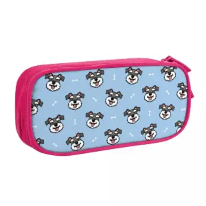Schnauzer Design Pencil Case in Light Blue 15 S3d978270226b47bdbf595e8c5994129dw
