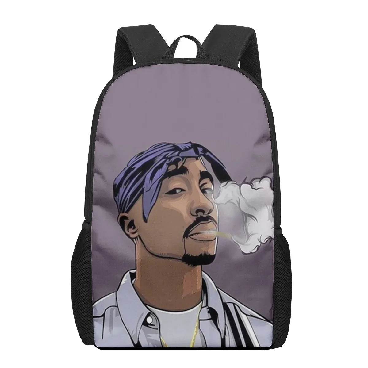 2pac Monochrome Graphic School Backpack 30 2pac Monochrome Graphic School Backpack - Image 30
