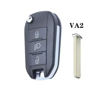 Flip Remote Car Key Shell for Citroen Peugeot 14 S3e04ce06bcef4651a6d44beebbf30343a