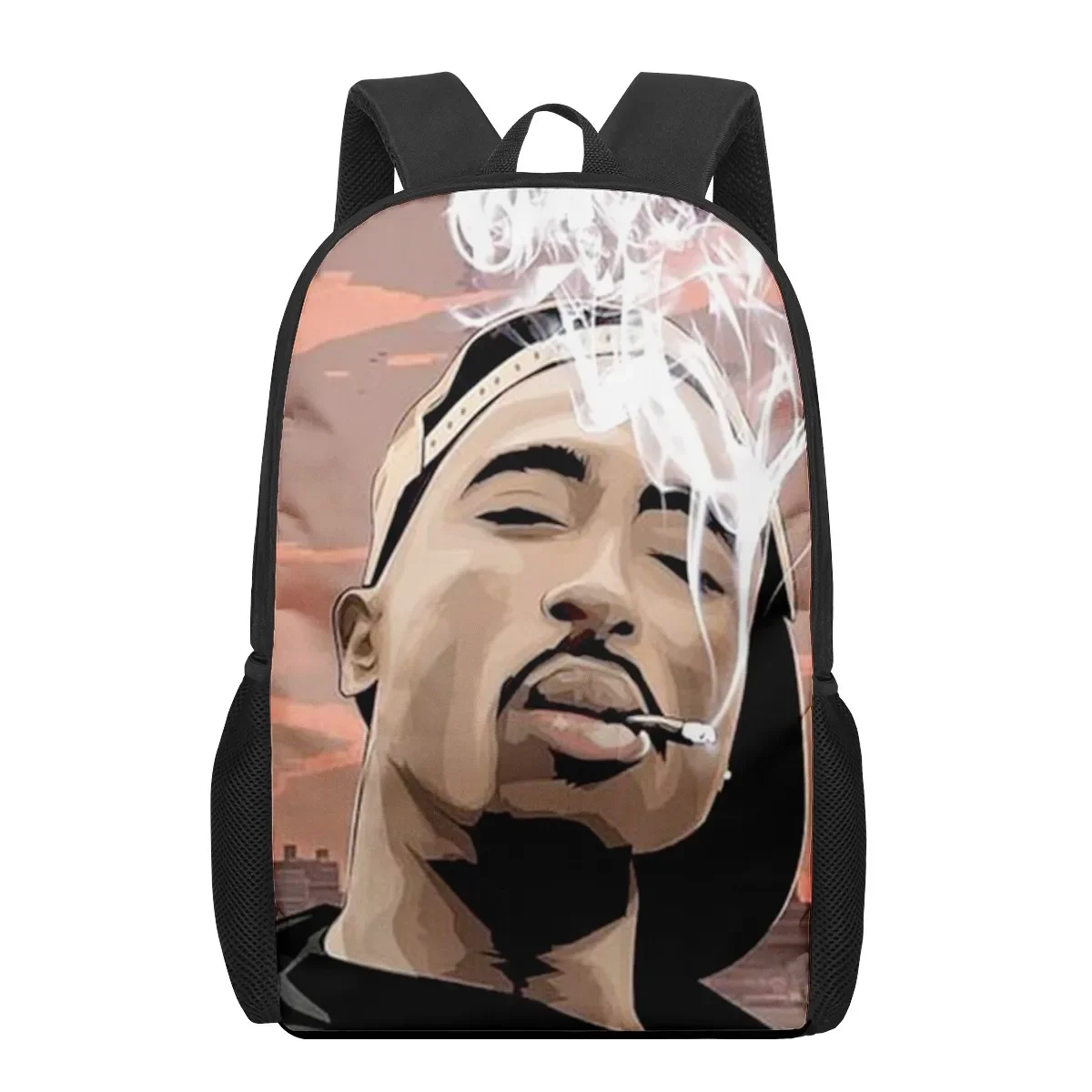 2pac Monochrome Graphic School Backpack 29 2pac Monochrome Graphic School Backpack - Image 29