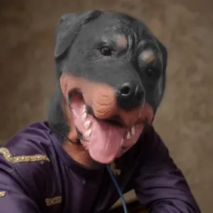 Rottweiler Dog Head Mask for Adults 10 S3e3df06aa00c4daca0d2e26b70e52233c
