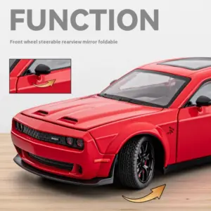 1:24 Scale Challenger Hellcat Redeye Diecast Model 13 S3f192508176148dd8b7150d5fbdf59c73