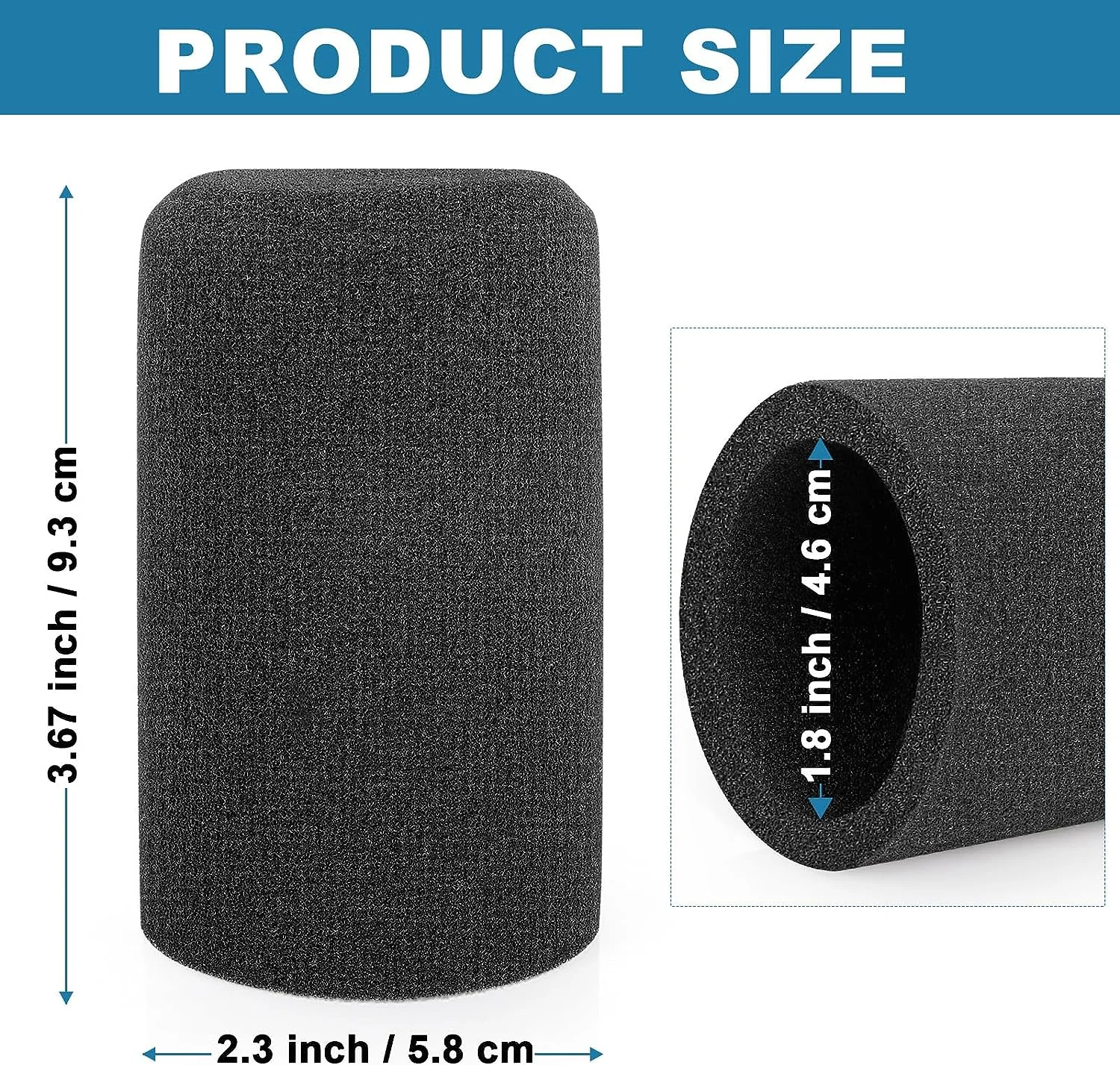 Sponge Foam Cover for Shure SM7B Microphone 5 Sponge Foam Cover for Shure SM7B Microphone - Image 5