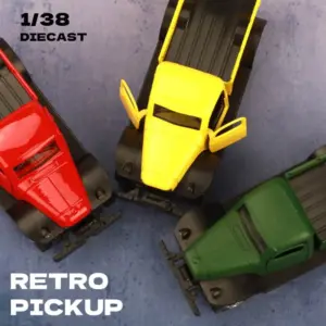 1:38 Scale Alloy Off-road Pickup Truck Model 12 S3feb9c2de5c449df8e342d6cecd3777bK