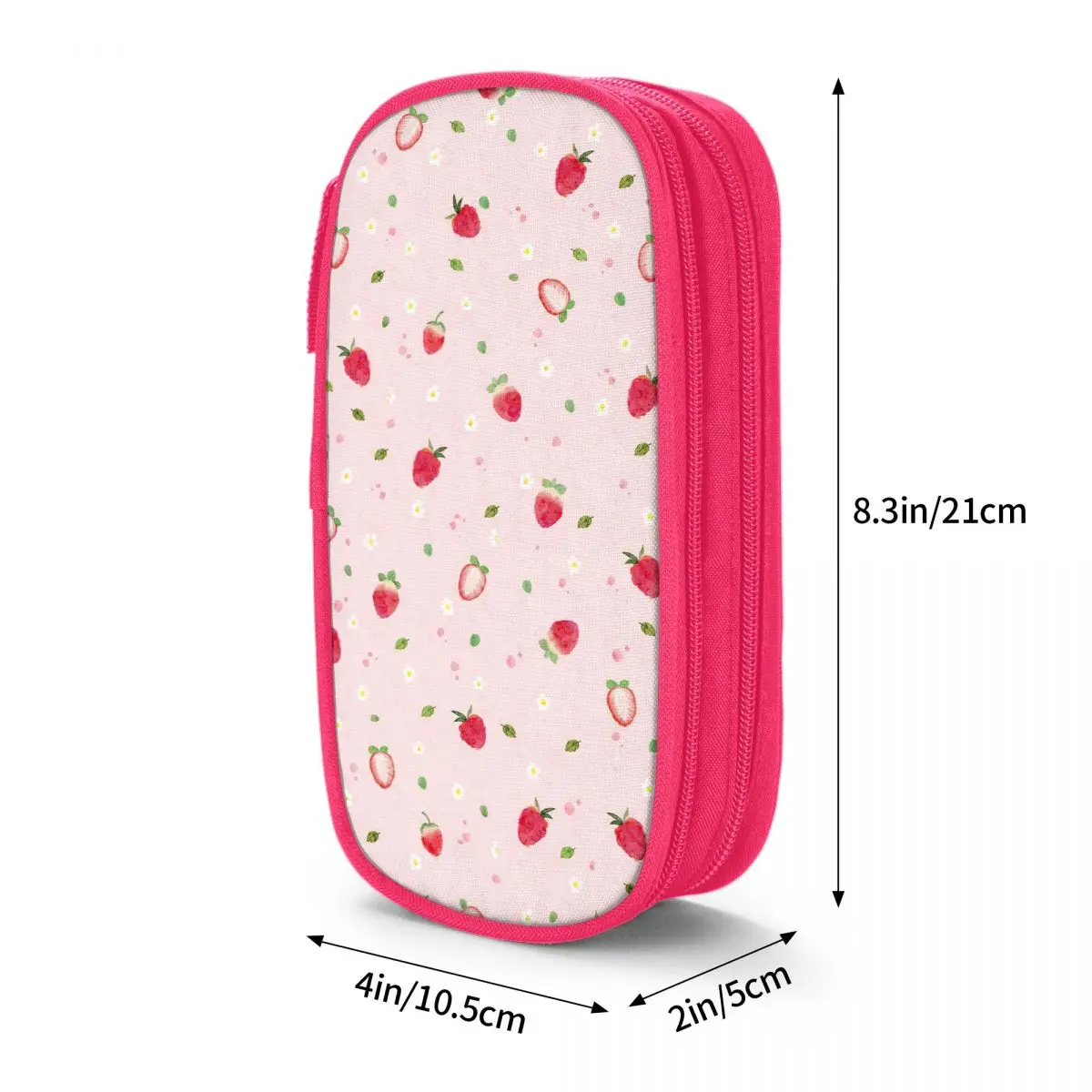 Cute Strawberry Pencil Case with Ample Storage 6 Cute Strawberry Pencil Case with Ample Storage - Image 6