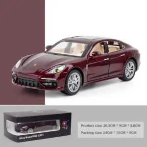 1:24 Scale Metal Die-Cast Sports Car Model 17 S40af9d0d2fea4c058554ee49c2cd020dW