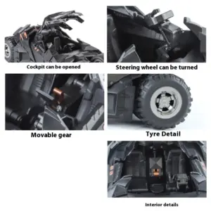 1:18 Scale Batmobile Tumbler Diecast Model 11 S4118faaa8f8147d7adc2d05e22b2d19eK