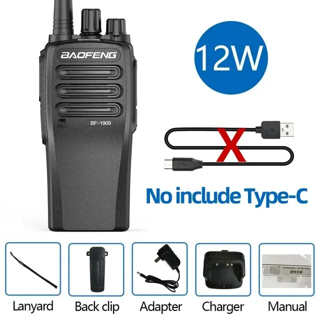 BaoFeng BF 1909 Walkie Talkie 25W Long Range 7 BaoFeng BF 1909 Walkie Talkie 25W Long Range - Image 7